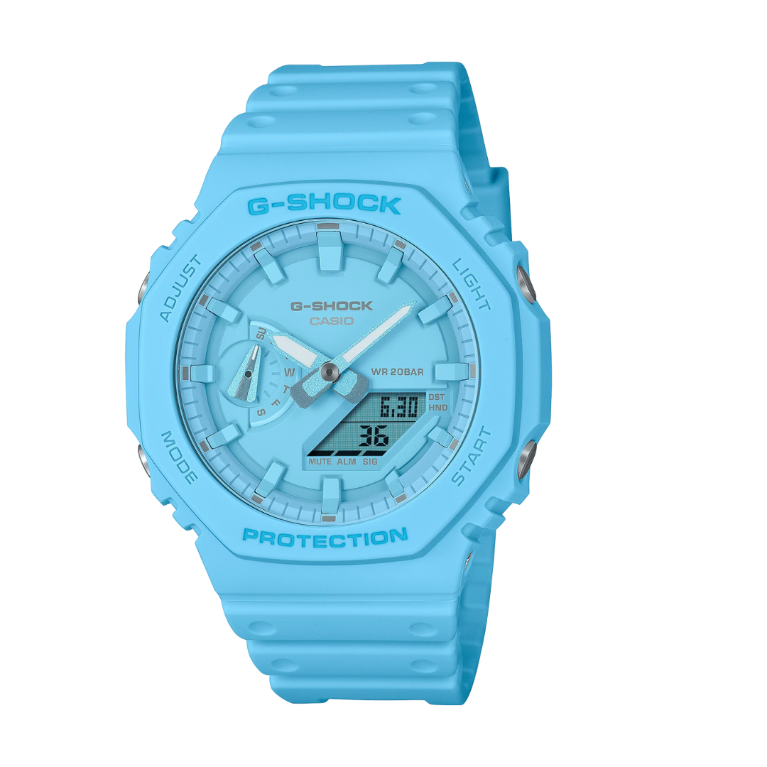 CASIO G-SHOCK GA-2100-2A2DR ANALOG-DIGITAL TURQUOISE WATCH | CITY CASIO G-SHOCK GA-2100-2A2DR ANALOG-DIGITAL TURQUOISE WATCH | CITY