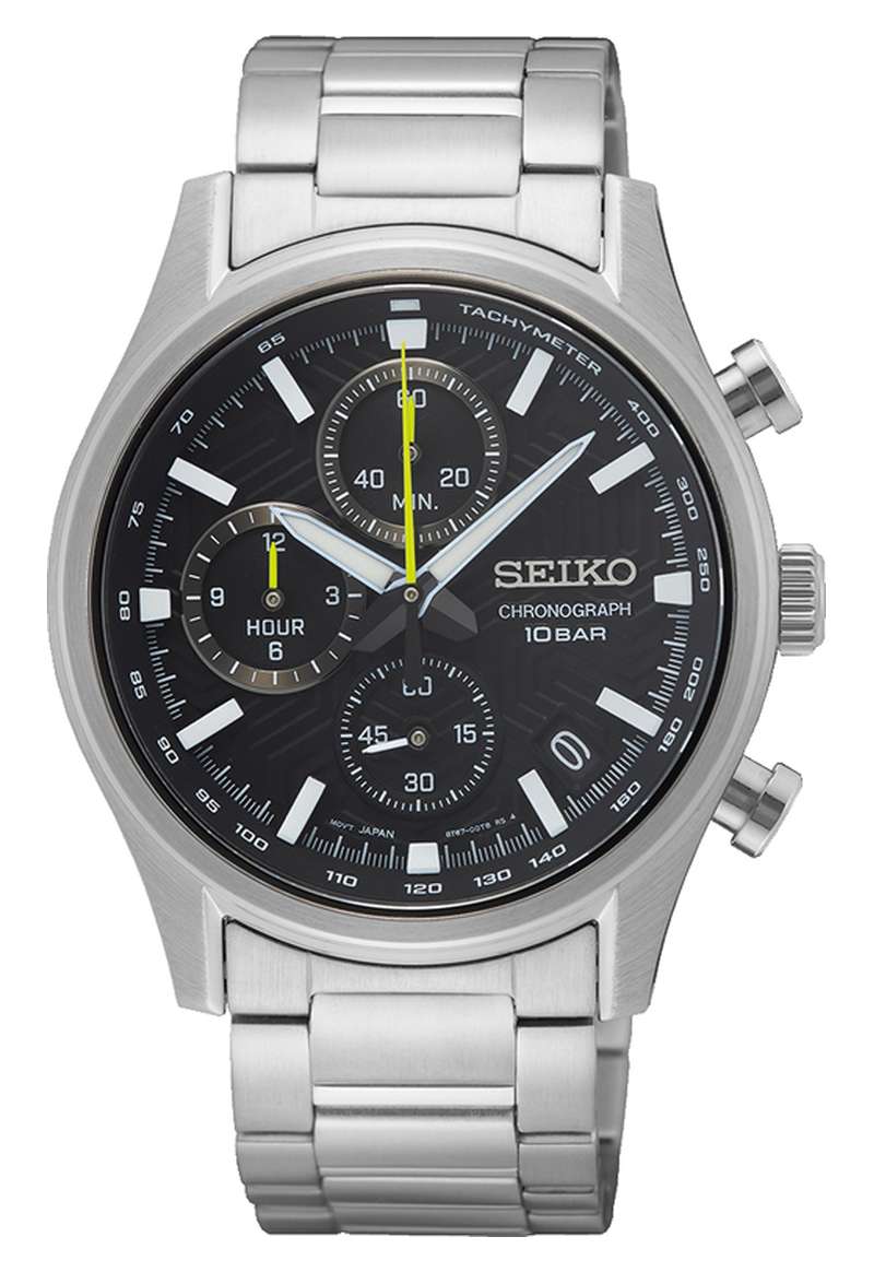 SEIKO SSB419P1 QUARTZ CHRONOGRAPH MEN WATCH CITY CHAIN – City