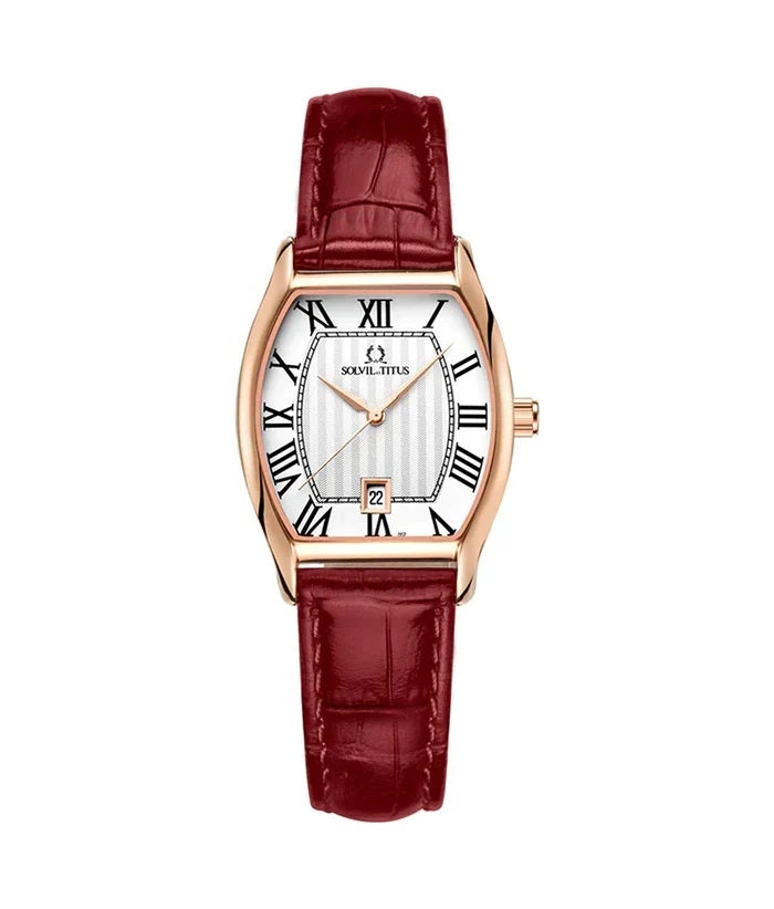 Barista 3 Hands Date Quartz Leather Watch (W06-02825-011)