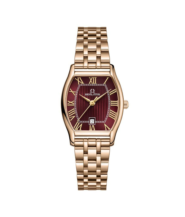 Barista三針日期顯示石英不鏽鋼腕錶  W06-02825-023