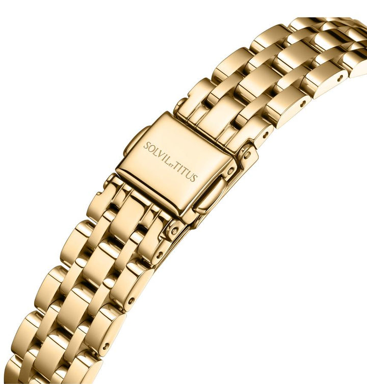 Barista 3 Hands Date Quartz Stainless Steel Watch  W06-02825-024