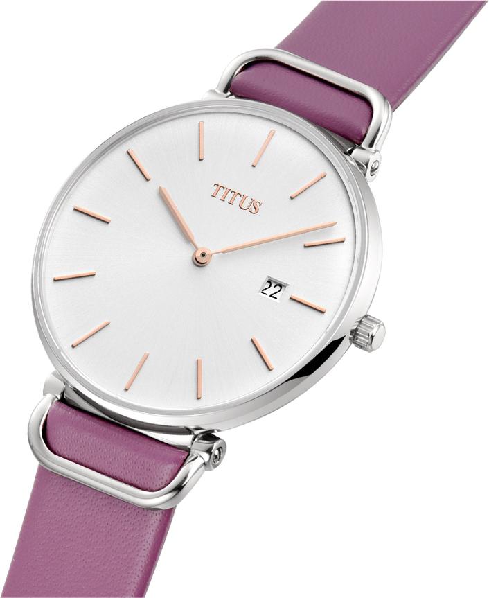 Interlude 2 Hands Date Quartz Leather Watch W06-02995-002