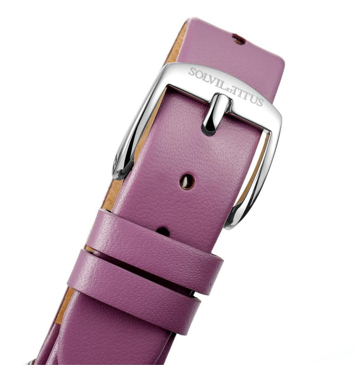 Interlude 2 Hands Date Quartz Leather Watch W06-02995-002