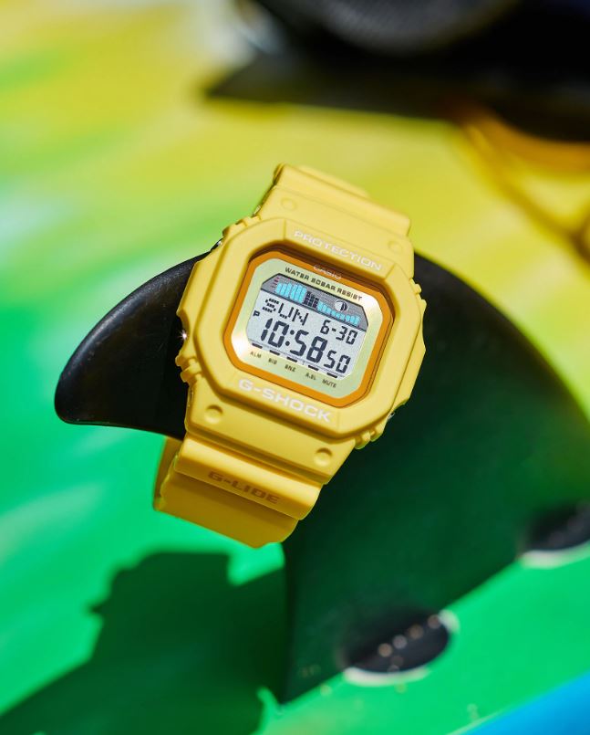 CASIO G-SHOCK GLX-5600RT-9DR G-LIDE SPORTS YELLOW WATCH | CITY