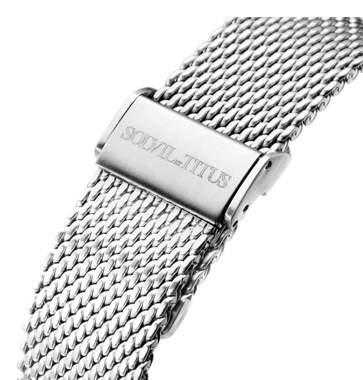 Nordic Tale 3 Hands Quartz Stainless Steel Watch (W06-03012-001)