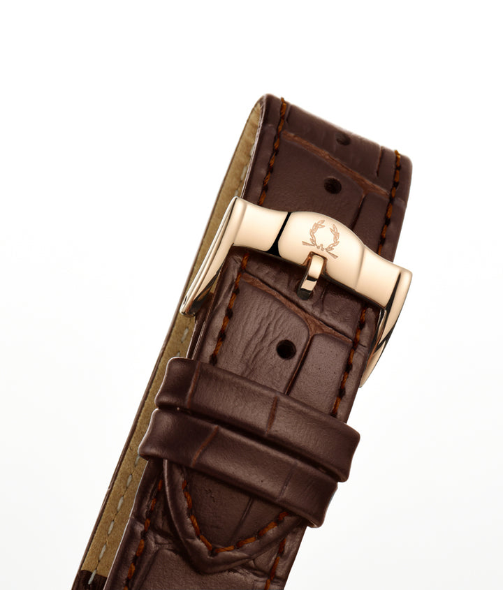 Sonvilier 3 Hands Date Mechanical Leather Watch(W06-03040-002)