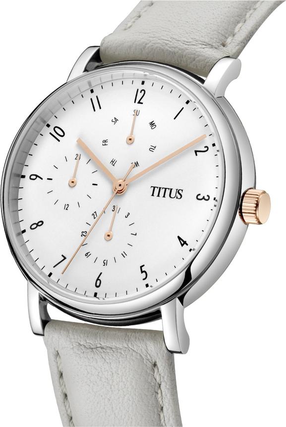 Interlude Multi-Function Quartz Leather Watch  W06-03042-002