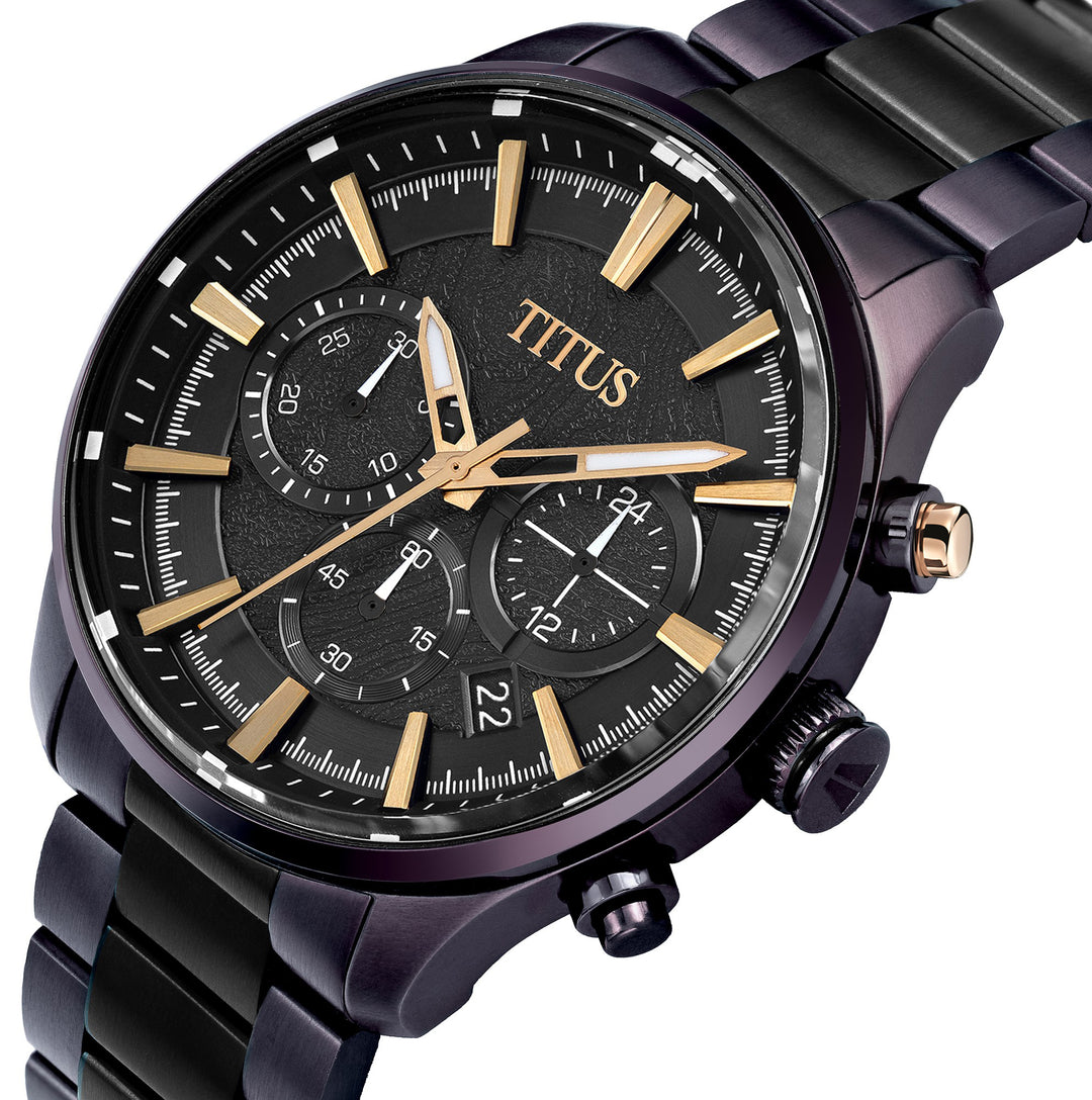 Saber Chronograph Quartz Stainless Steel Watch  W06-03082-033