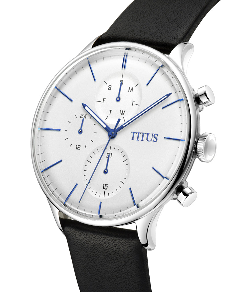 Interlude Multi-Function Quartz Leather Watch (W06-03084-004)