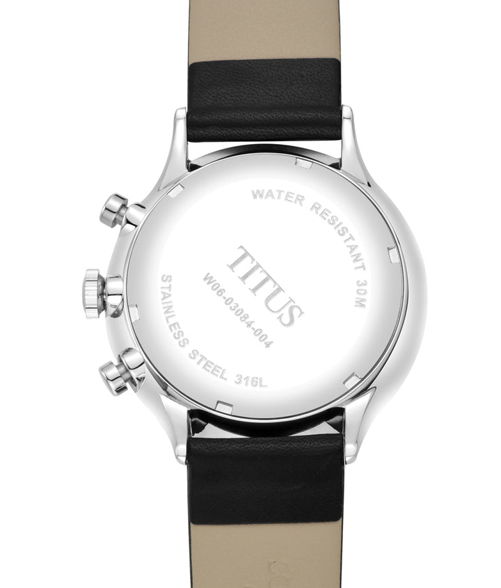 Interlude Multi-Function Quartz Leather Watch (W06-03084-004)