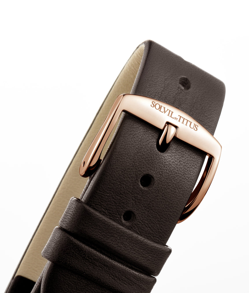 Interlude Multi-Function Quartz Leather Watch (W06-03084-006)