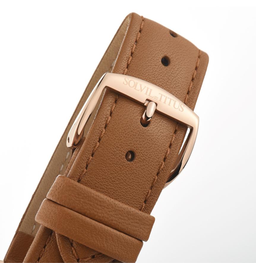 Nordic Tale 3 Hands Date Quartz Leather Watch (W06-03086-005)