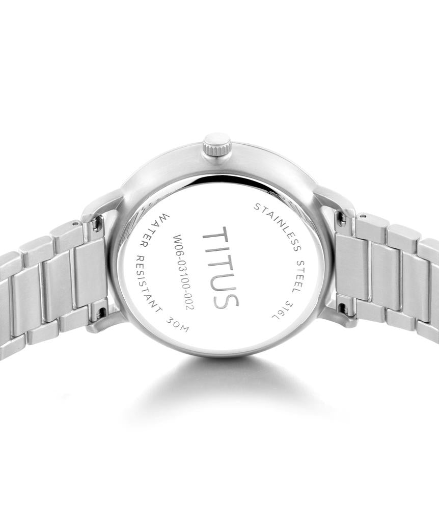 Nordic Tale 3 Hands Date Quartz Stainless Steel Watch (W06-03100-002)