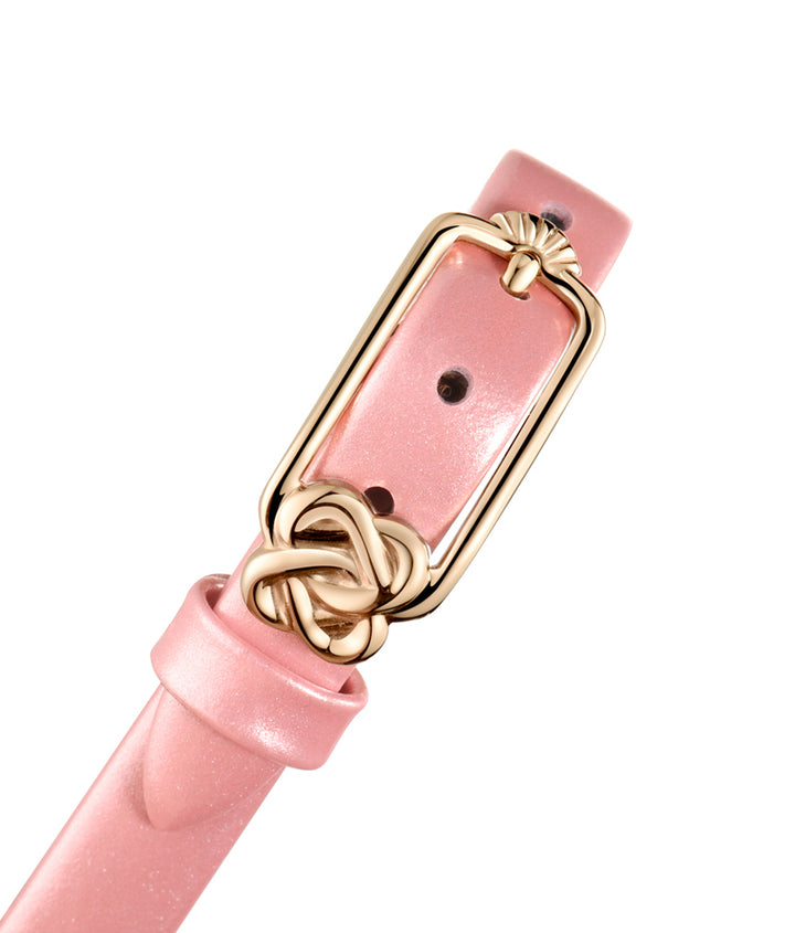 Ring & Knot 2 Hands Quartz Leather Watch  (W06-03133-006)