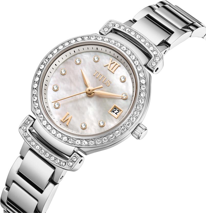 Fair Lady 3 Hands Date Quartz Stainless Steel Watch  W06-03139-019