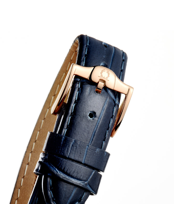 Sonvilier Swiss Made 3 Hands Date Mechanical Leather Watch (W06-03168-002)