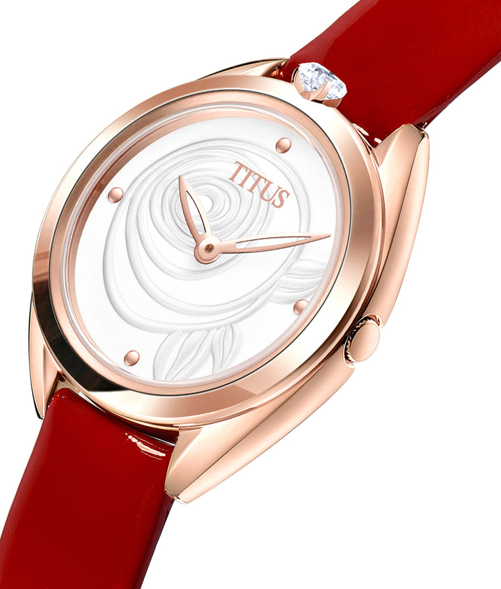 Ring & Knot 2 Hands Quartz Leather Watch (W06-03172-001)