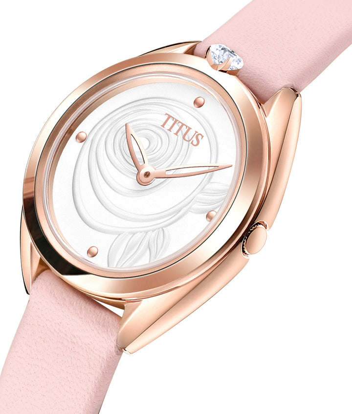 Ring & Knot 2 Hands Quartz Leather Watch W06-03172-002