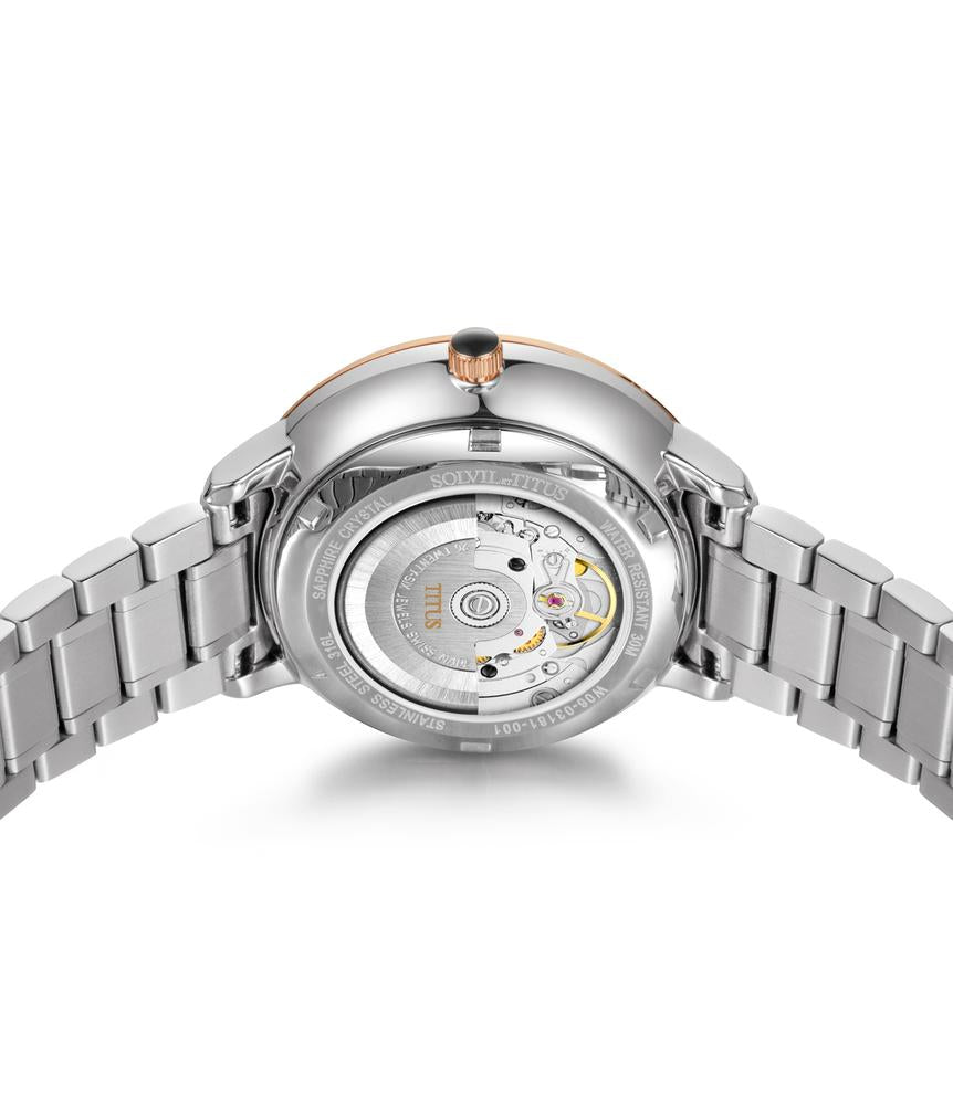 Sonvilier Swiss Made 3 Hands Date Mechanical Stainless Steel Watch (W06-03181-001)