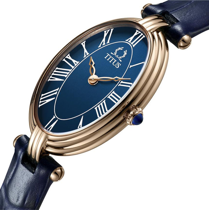 Once 2 Hands Quartz Leather Watch (W06-03207-004)