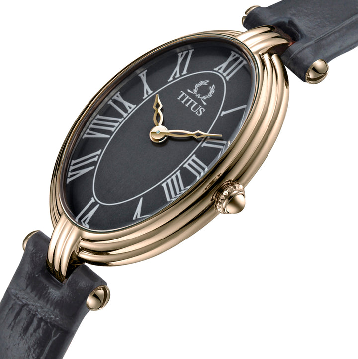 Once 2 Hands Quartz Leather Watch (W06-03207-006)