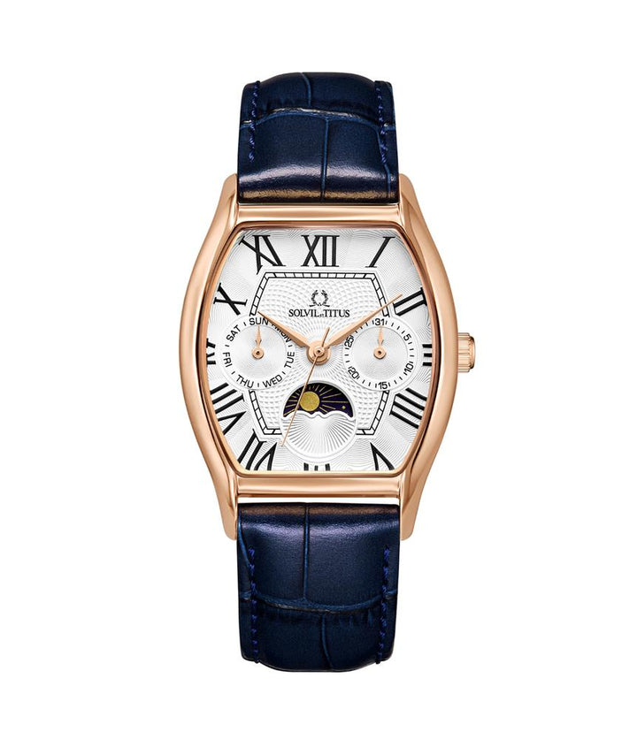 Barista Multi-Function with Day Night Indicator Quartz Leather Watch (W06-03220-010)