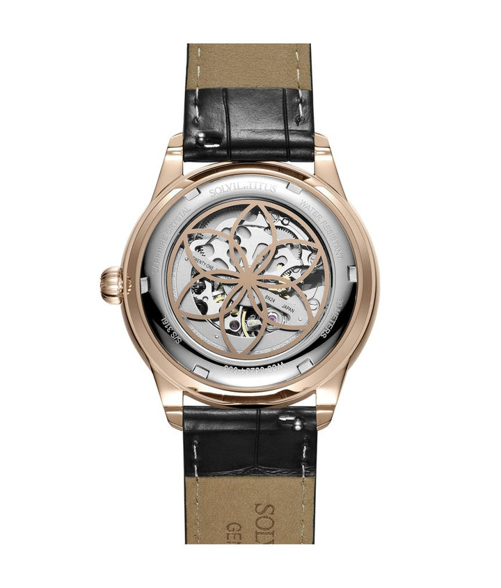 Classic 3 Hands Mechanical Skeleton Stainless Steel Watch (W06-03234-003)