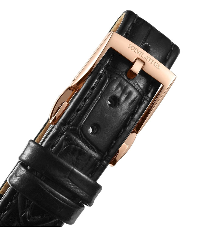 Classic 3 Hands Mechanical Skeleton Stainless Steel Watch (W06-03235-006)