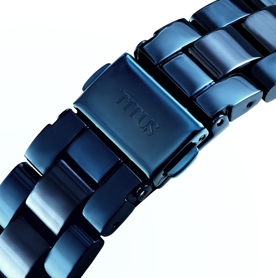 Perse多功能石英不鏽鋼配陶瓷腕錶 (W06-03248-004)