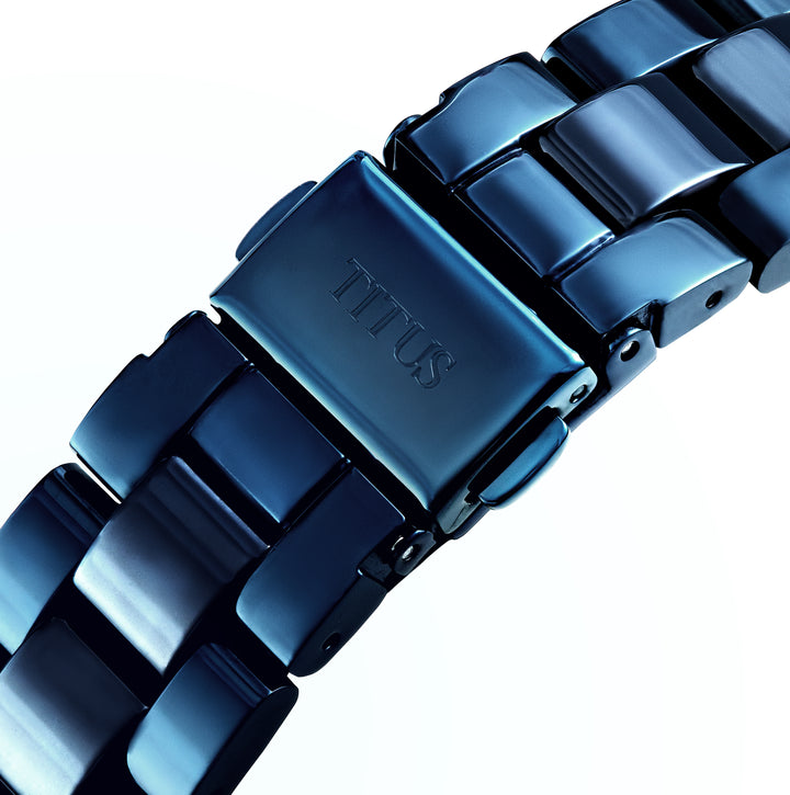 Perse多功能石英不鏽鋼配陶瓷腕錶 (W06-03248-004)