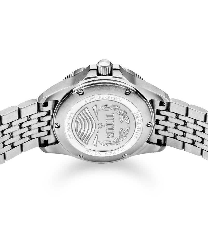 Valor 3 Hands Date Mechanical Stainless Steel Watch (W06-03250-002)