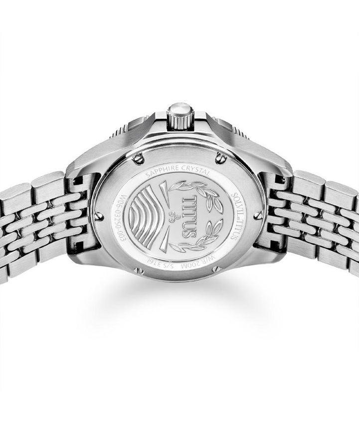 Valor 3 Hands Date Mechanical Stainless Steel Watch (W06-03250-003)