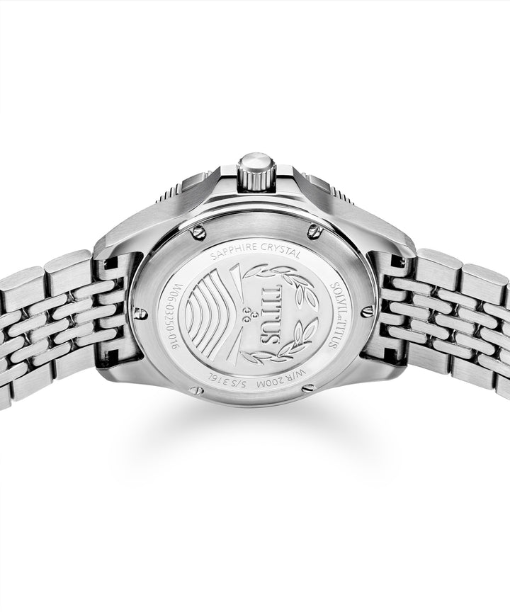 Valor 3 Hands Date Mechanical Stainless Steel Watch (W06-03250-016)