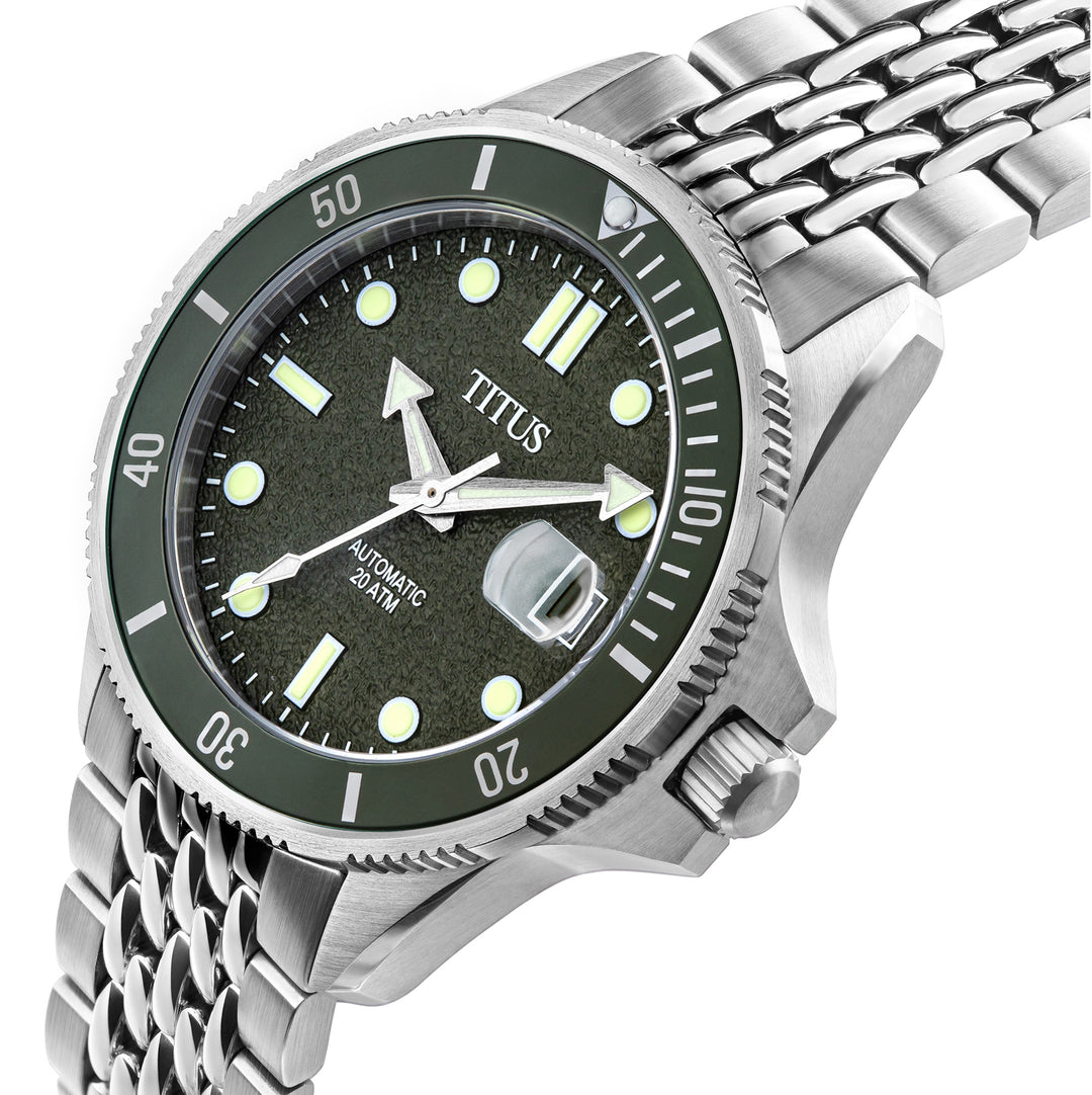 Valor 3 Hands Date Mechanical Stainless Steel Watch (W06-03250-016)