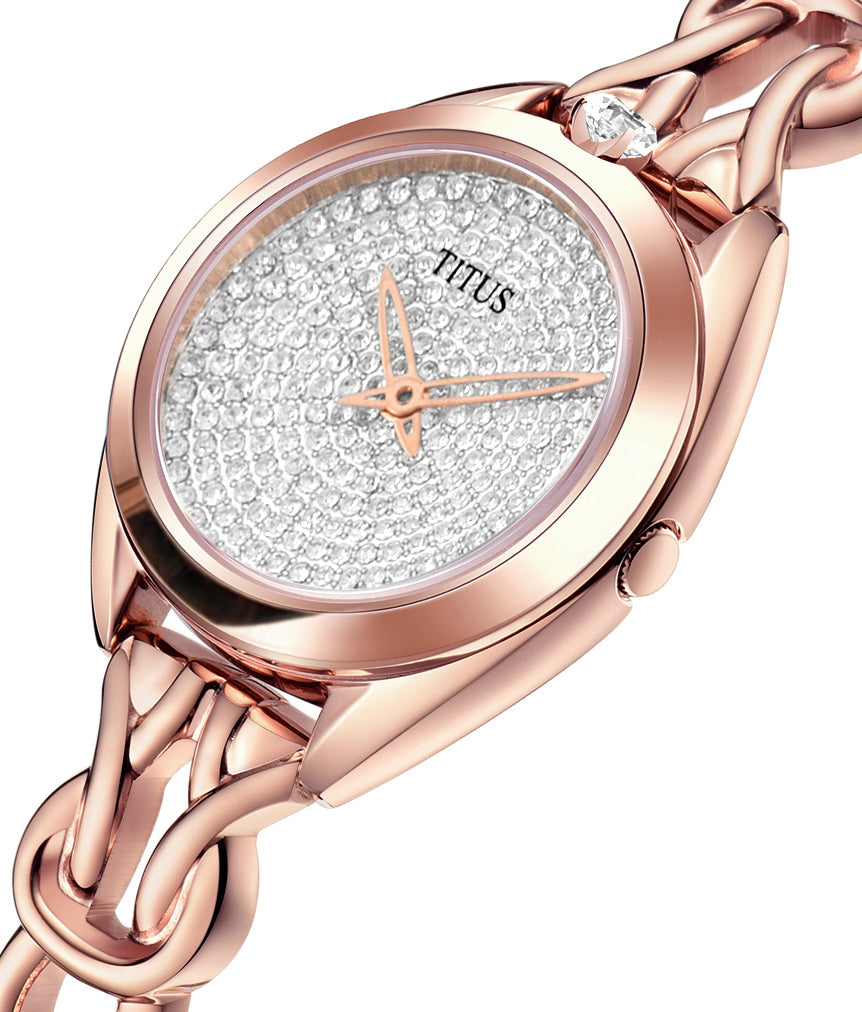 Ring & Knot 2 Hands Quartz Stainless Steel Watch (W06-03260-003)