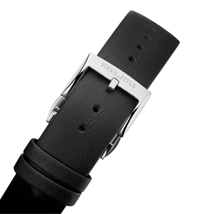 Enlight 3 Hands Mechanical Skeleton Leather Watch (W06-03277-005)