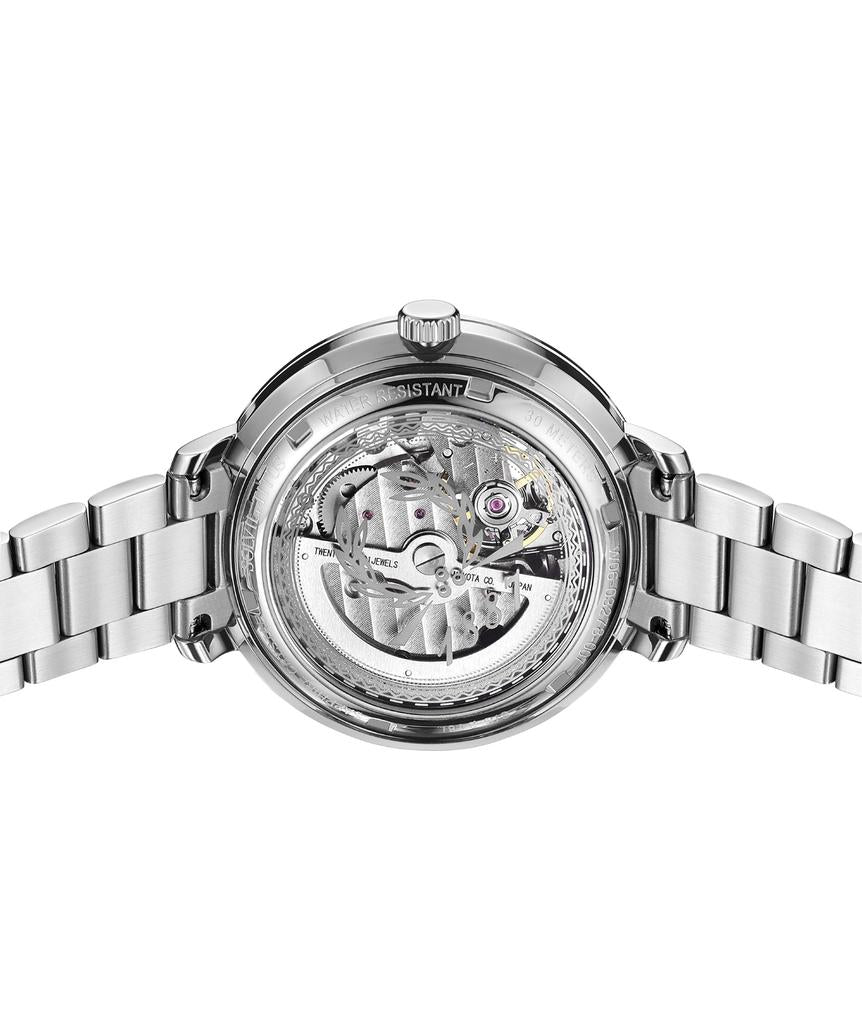 Enlight 3 Hands Skeleton Mechanical Stainless Steel Watch  W06-03278-007