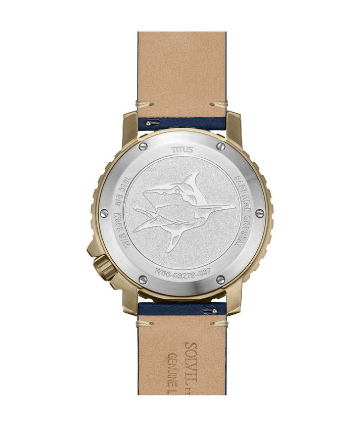 The Cape 3 Hands Mechanical Skeleton Leather Watch (W06-03279-007)