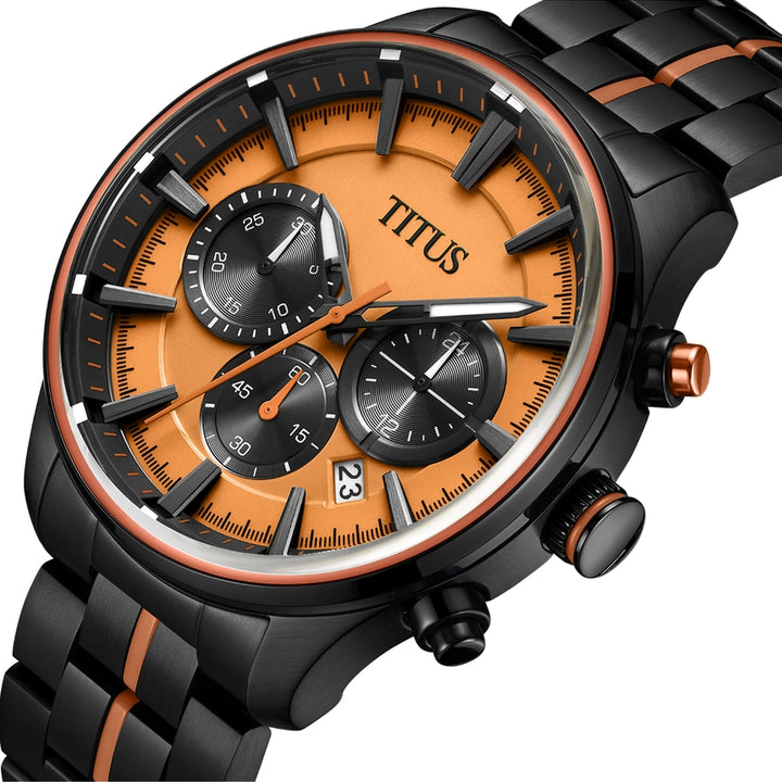 Saber Chronograph Quartz Stainless Steel Watch (W06-03282-003)