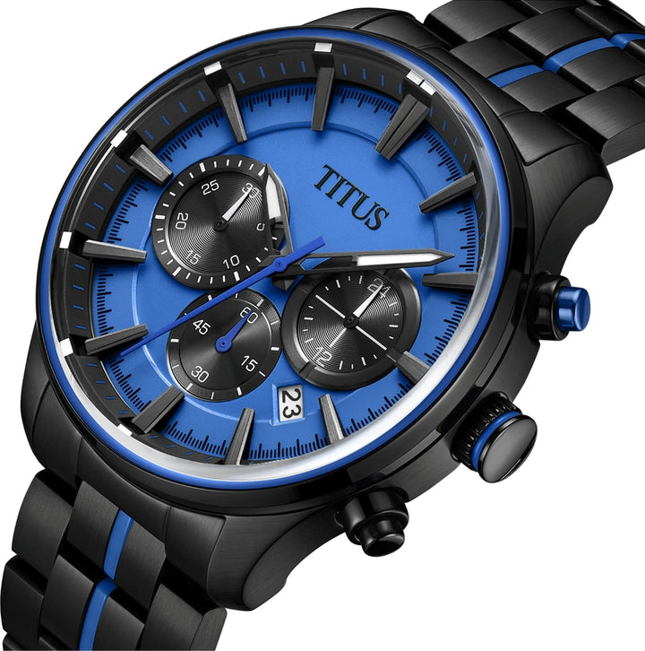 Saber Chronograph Quartz Stainless Steel Watch (W06-03282-004)