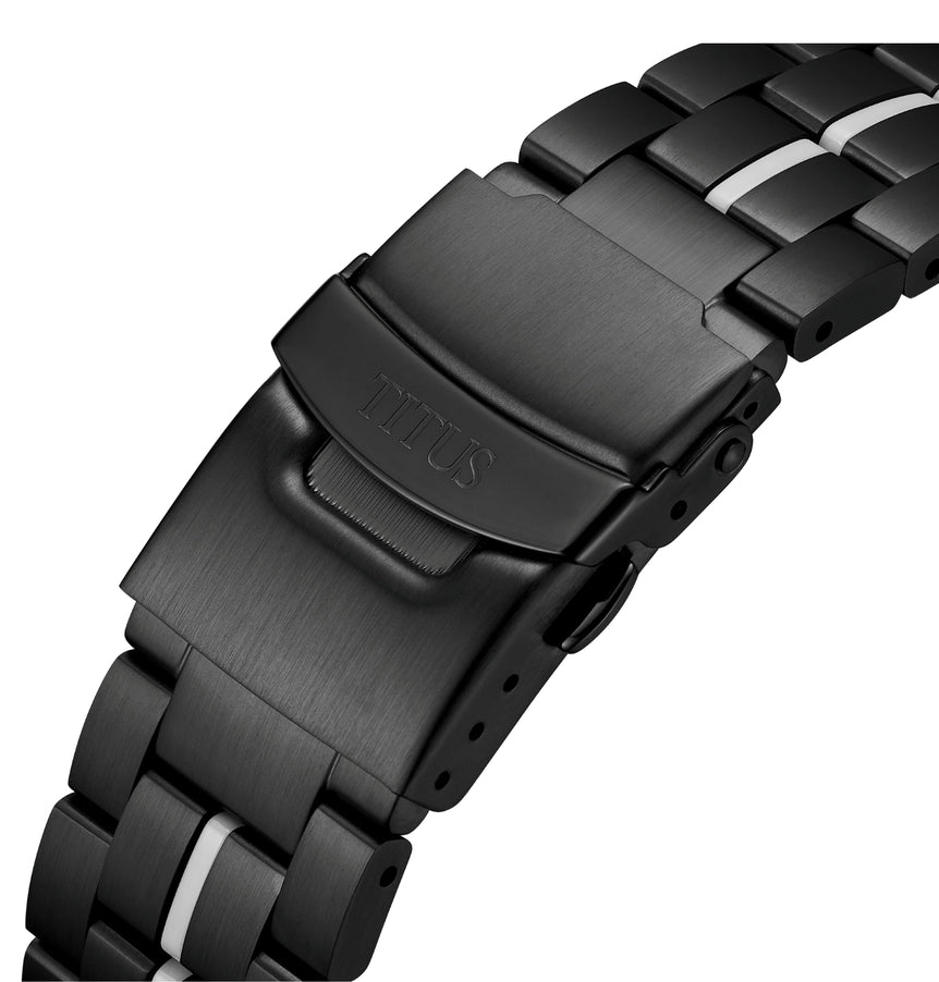 Saber Chronograph Quartz Stainless Steel Watch (W06-03282-007)