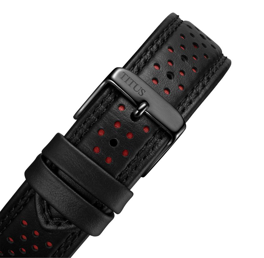 Modernist Chronograph Quartz Leather Watch (W06-03285-001)