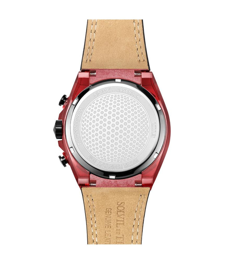 Modernist Chronograph Quartz Leather Watch (W06-03285-004)