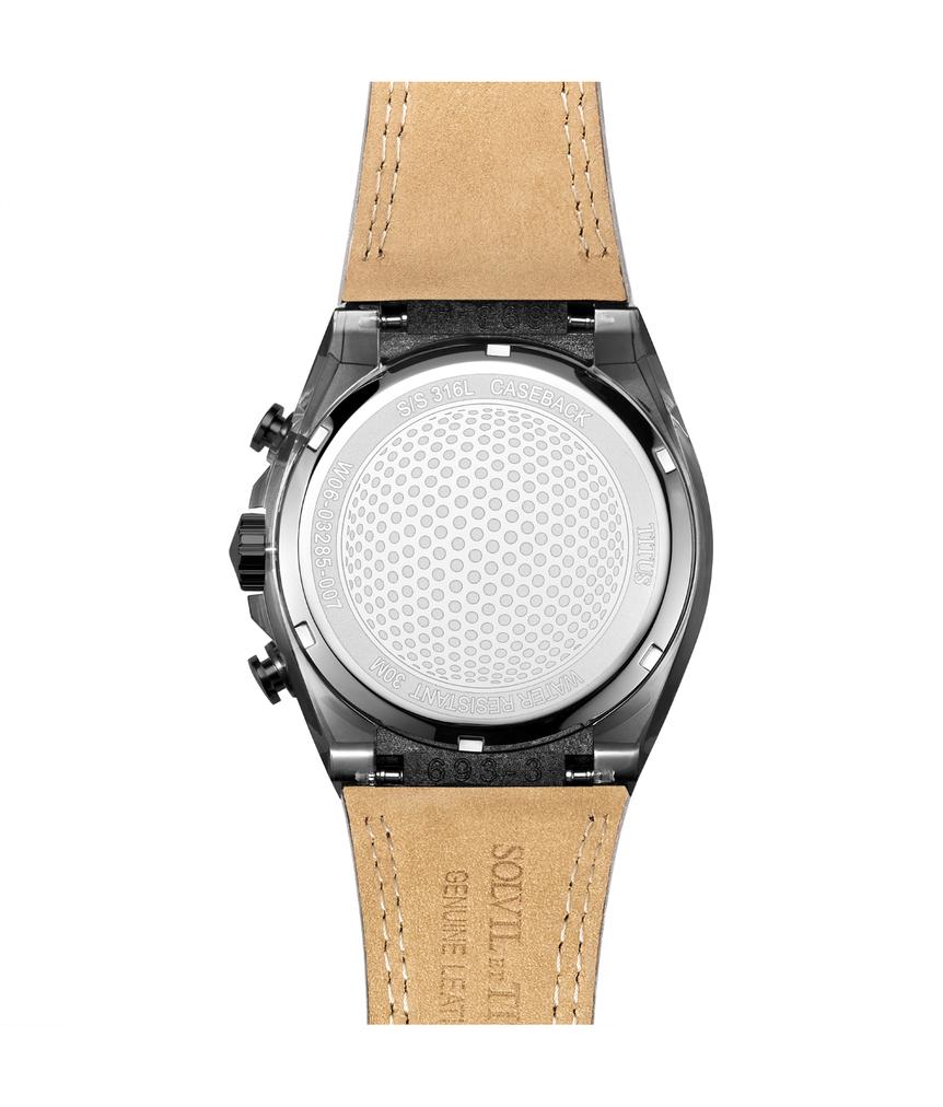 Modernist Chronograph Quartz Leather Watch (W06-03285-007)