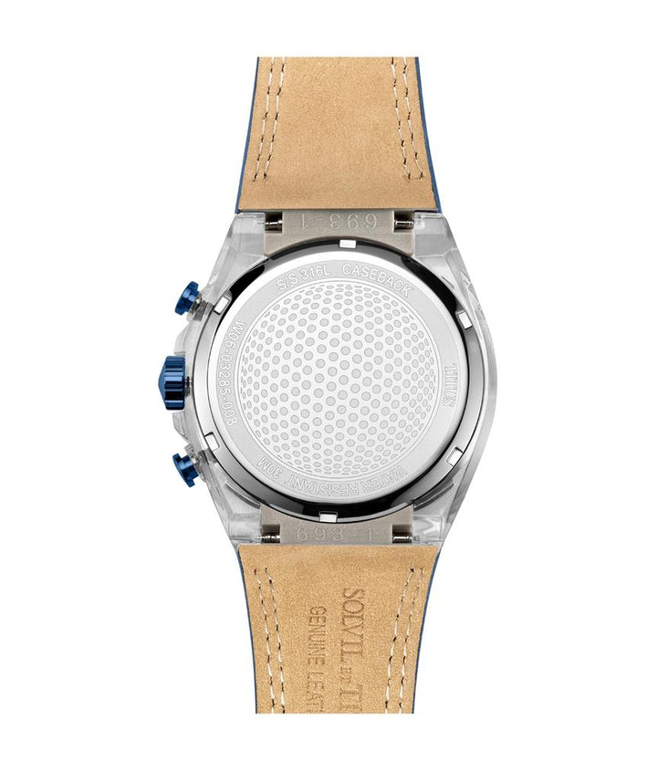 Modernist Chronograph Quartz Leather Watch (W06-03285-008)