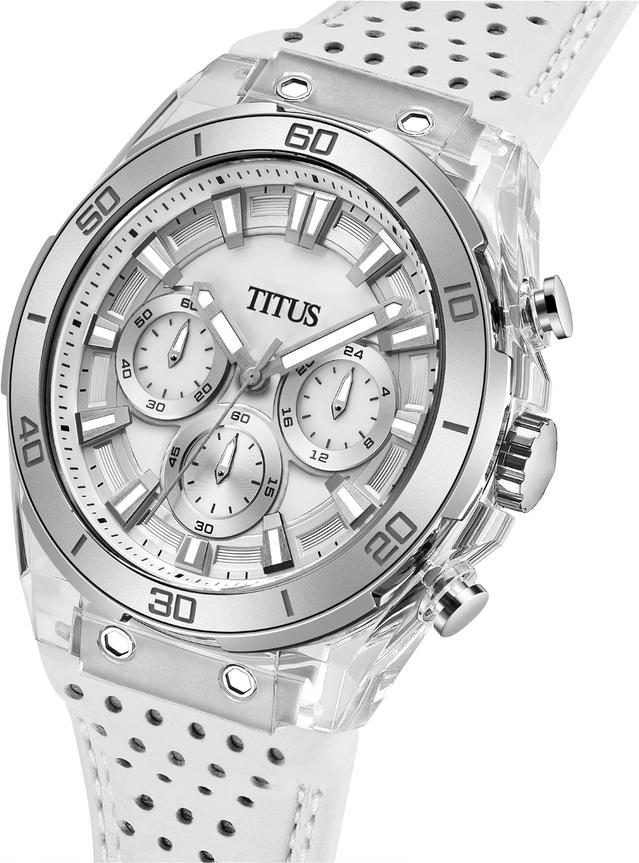 Modernist Chronograph Quartz Leather Watch (W06-03285-012)