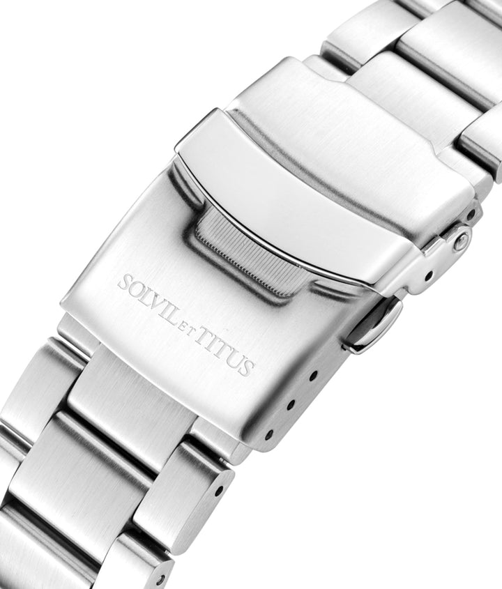 Saber Chronograph Quartz Stainless Steel Watch (W06-03286-004)