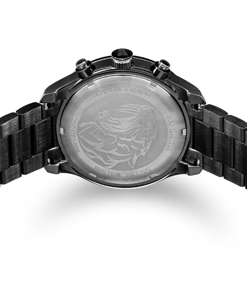 Saber Chronograph Quartz Stainless Steel Watch (W06-03287-006)