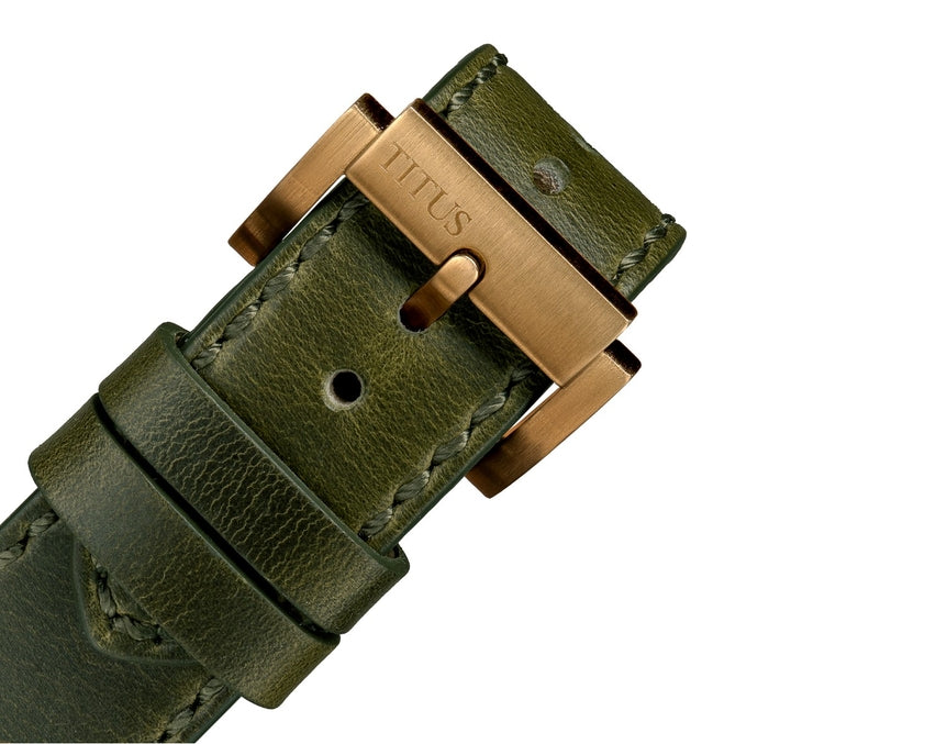 Saber計時石英皮革腕錶 (W06-03287-013)