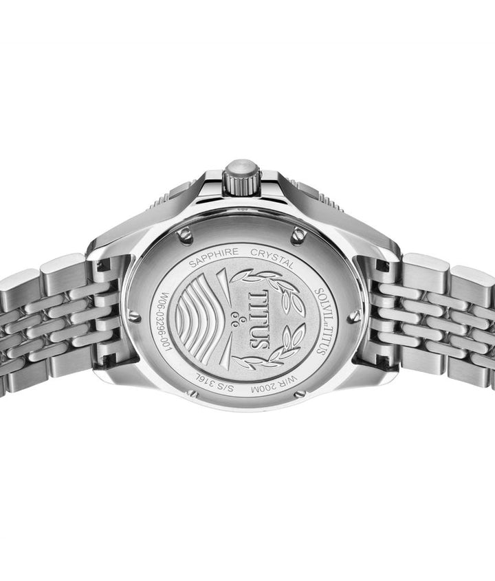 Valor 3 Hands Mechanical Skeleton Stainless Steel Watch (W06-03296-001)